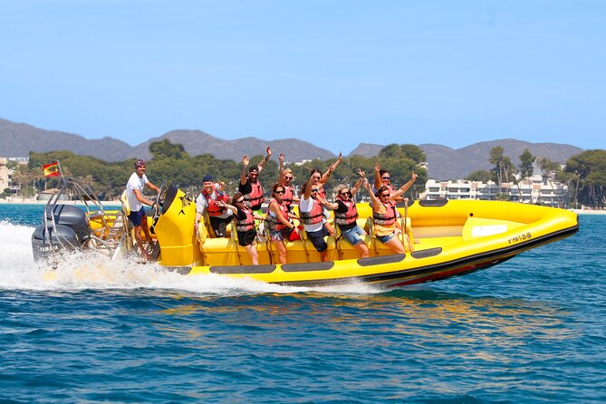 1 Hour of Adrenaline and Speedboat adventure in Alcúdia - Where You Start at Platja d’Alcúdia and How It Runs On the Day