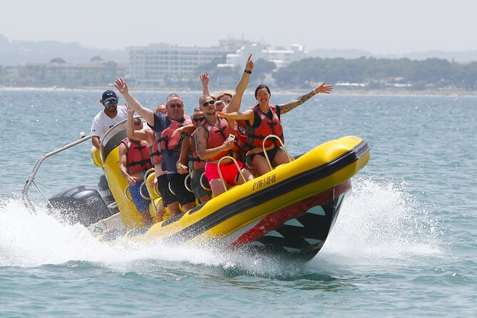 1 Hour of Adrenaline and Speedboat adventure in Alcúdia - The One-Hour Itinerary: Photo Stops, Full Speed, and Two Caves