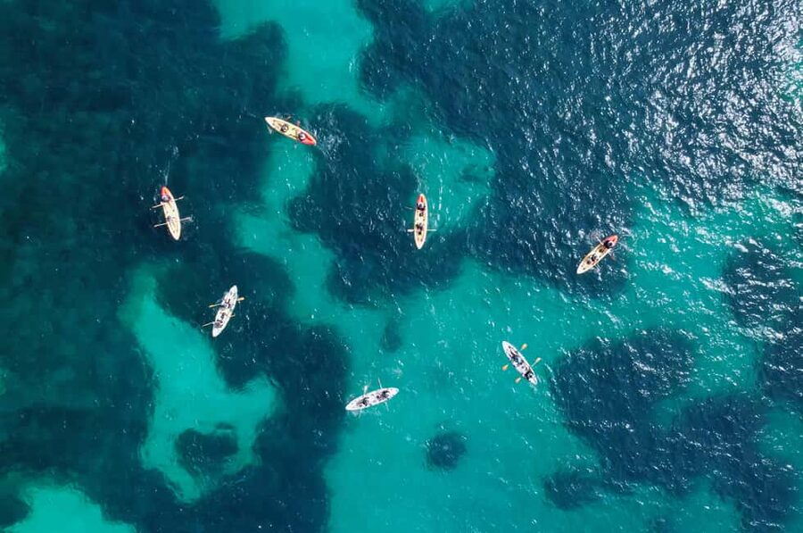 Alcudia: Guided Sea Kayaking Tour with Snorkeling - Swimming, scenic views, and the “get your bearings” pacing