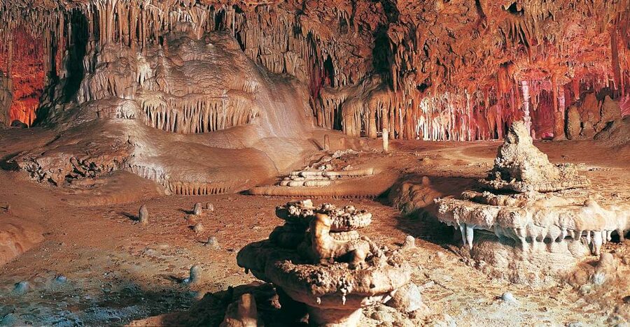 Alcudia: Half-day Caves of Hams, Blue Caves and documentary - Entering the caves: the Classic Cave and why those stalactites get their name