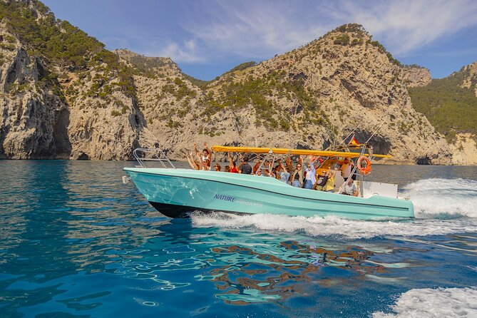Boat Trip to Llevant Natural Park and Blue Cave - ES CALÓ old port stop: paddle surfboards and snorkeling on real break time