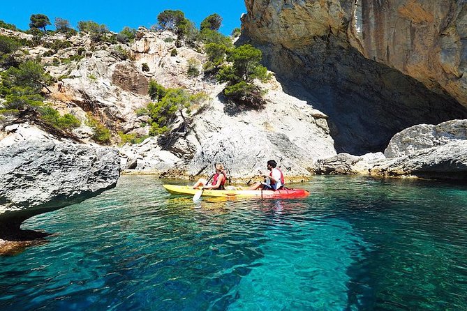 Breathtaking guided Kayak tour from Sant Elm the bay of Cala en Tió - Cala en Tió: swimming and snorkeling stop that breaks up the effort
