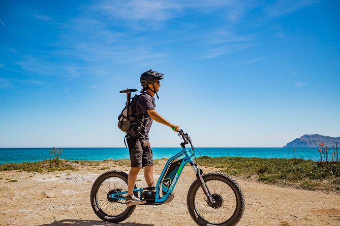 Discover Son Serra de Marina offroad e-scooters 100%FUN adventure - Son Serra de Marina off-road stop: village charm, forests, and beach air