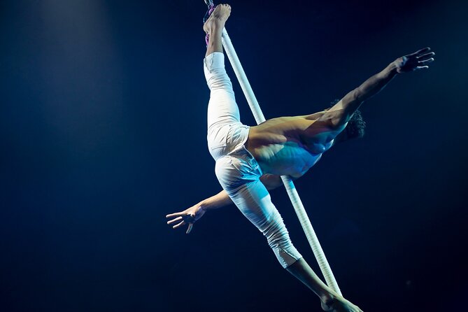 EXHIBIT - Acrobatics, Dance & Art - House of Son Amar courtyard: the vibe before the lights