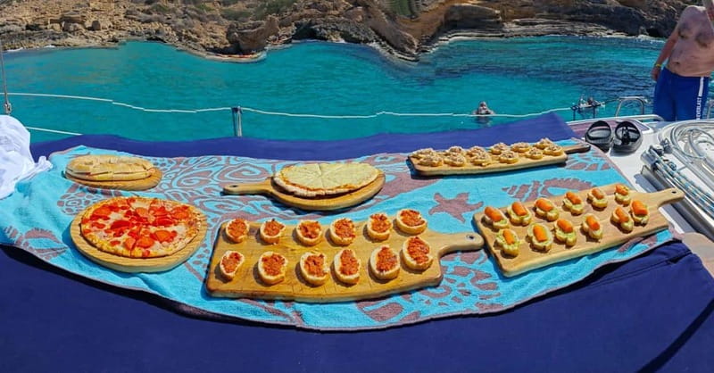 From can Pastilla : Sailing boat trip with Food & Drinks - What’s Happening On Board, Mattresses, Comfort, and Water Toys