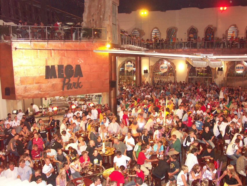 From Can Picafort: Ballermann Night Tour by Bus - Megapark at Playa de Palma, why it is the main stop