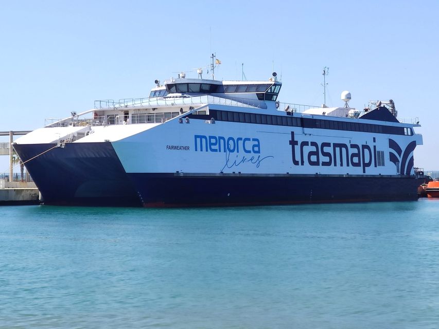 From Mallorca: Same-Day Round-Trip Ferry Ticket to Menorca - Ciutadella port town, your best first landing spot