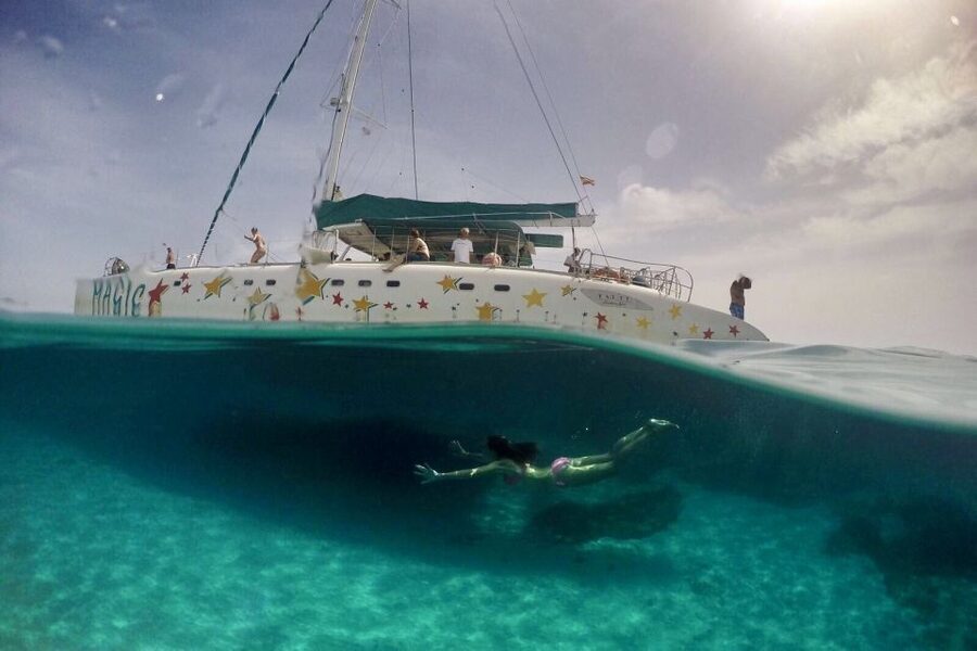 From Palma de Mallorca: Boat Cruise to Illetes - The Illetes anchoring time: snorkel, swim, and float your way