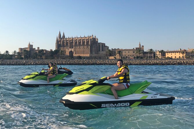 Jetski Tour to the Emblematic Palma Cathedral - Crossing Portitxol Before You Reach the Cathedral Area