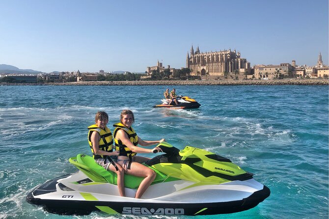 Jetski Tour to the Emblematic Palma Cathedral - The Ride Back: Open Sea Time and 100% Jet Skiing