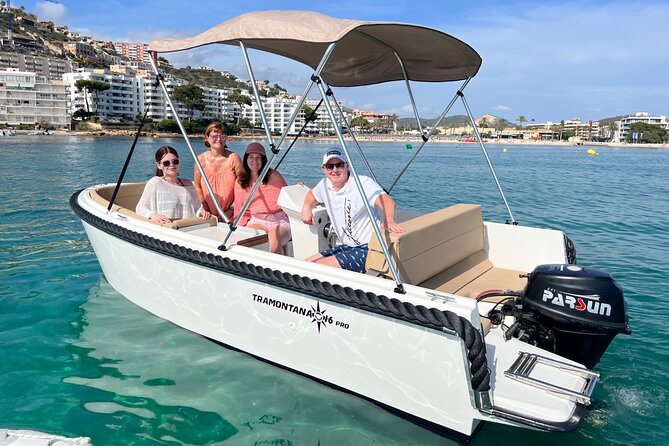 License free boat rental around the coast of santa ponsa - Santa Ponsa by boat, not by timetable