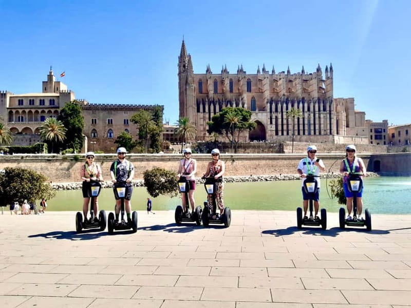 Mallorca: 2.5 H Sightseeing Segway Tour with Local Guide - Parc de la Mar: The Almudaina and Cathedral View Setup