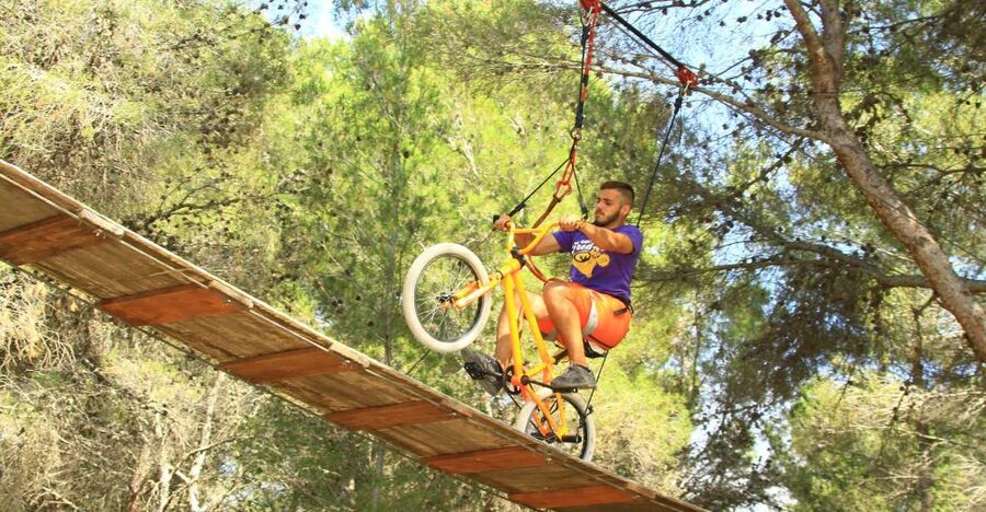 Mallorca: Adrenaline Tree Top Adventure Entry Ticket - Santa Ponsa check-in: exchanging your voucher and getting suited up fast