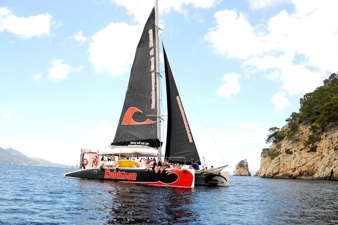 Mallorca Catamaran Tour in the Bay of Pollensa - Formentor beach time: swimming, pine trees, and a real stop worth planning around