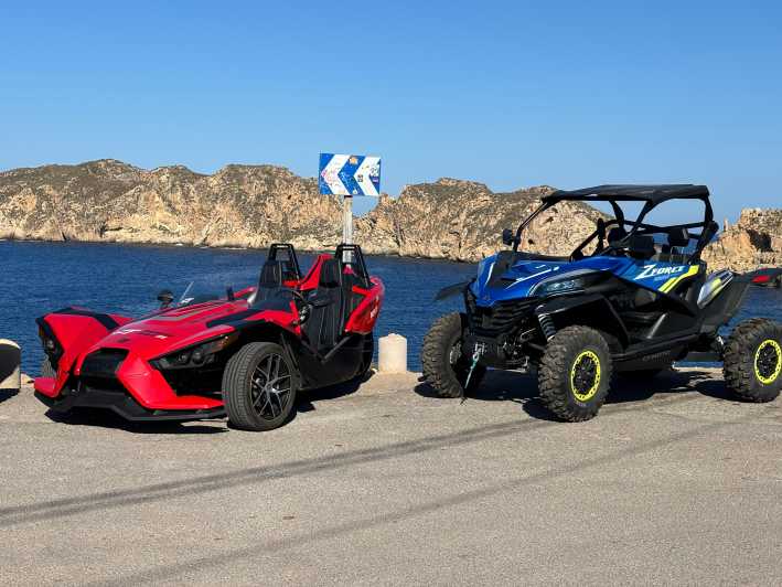 Mallorca: Formula Car and Buggy combo tour - Port Andratx Finish, Plus the Camp de Mar Return Drive
