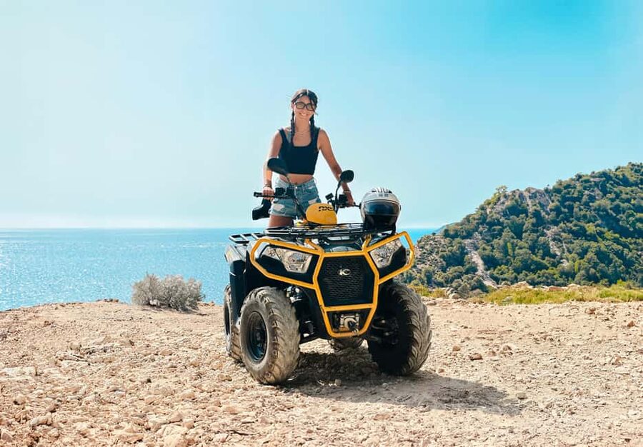 Mallorca : From Santa Ponsa - 3h Quad tour with guide - From Santa Ponsa, quick training then west-coast views