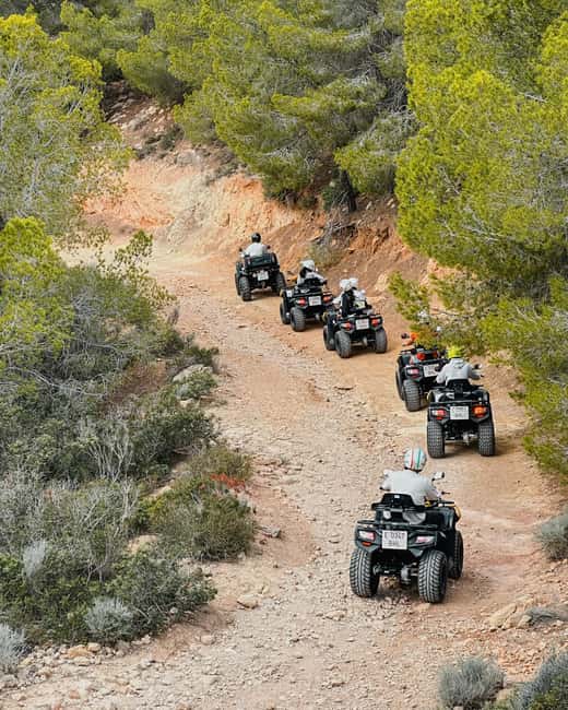 Mallorca : From Santa Ponsa - 3h Quad tour with guide - Adrenaline finale: the race section, and how to set expectations