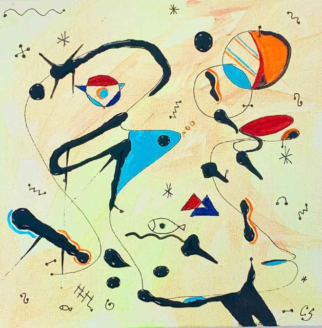 Mallorca: Painting like Miró - Acrylic paints, outfits, and keeping the day stress-free