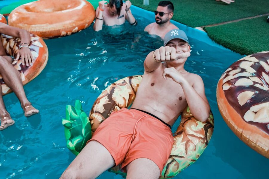 Mallorca: Project X Pool & Foam Party with Drinks & Snacks - From Your Mallorca Meeting Point to the Secret Party Location