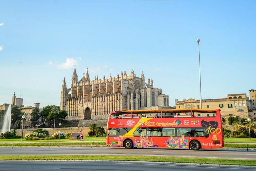 Palma de Mallorca: City Sightseeing Hop-On Hop-Off Bus Tour - Plaza de España and the City’s Scenic Side