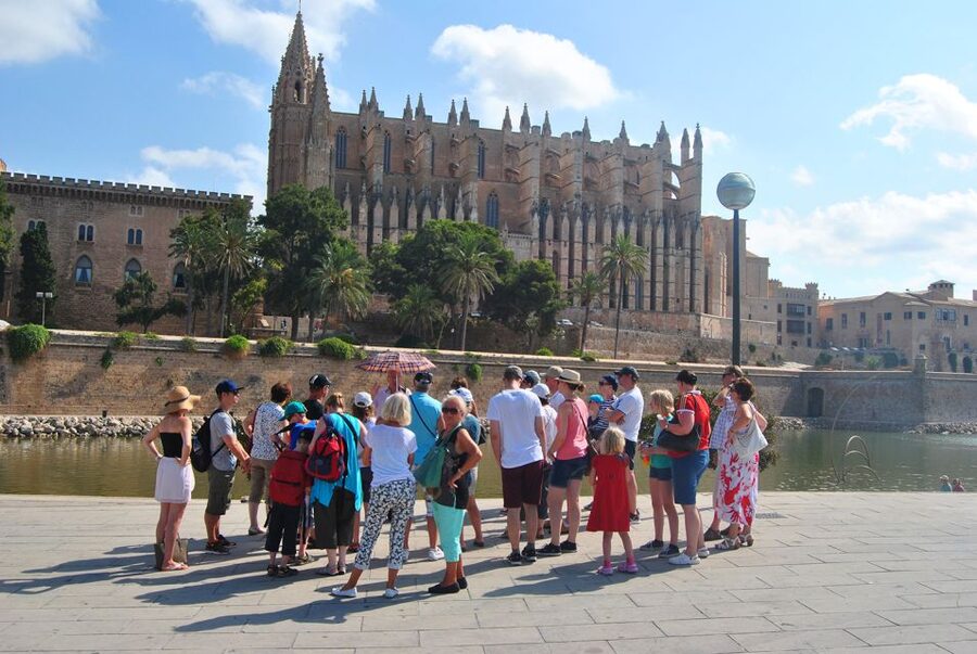 Palma de Mallorca: City Walking Tour with The Cathedral - S’Hort del Rei Gardens: Medieval Roots in the Middle of the City