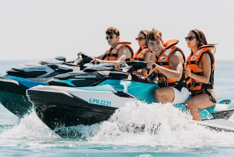 Peguera: Racing Car Drive and Jet Ski Combo Tour - The Formula Car Portion: Coast Roads, Puerto Portals, and Palma Views