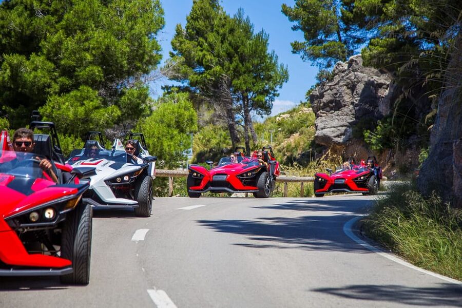 Peguera: Racing Car Drive and Jet Ski Combo Tour - Small Group, Real-World Comfort, and the Guide Factor