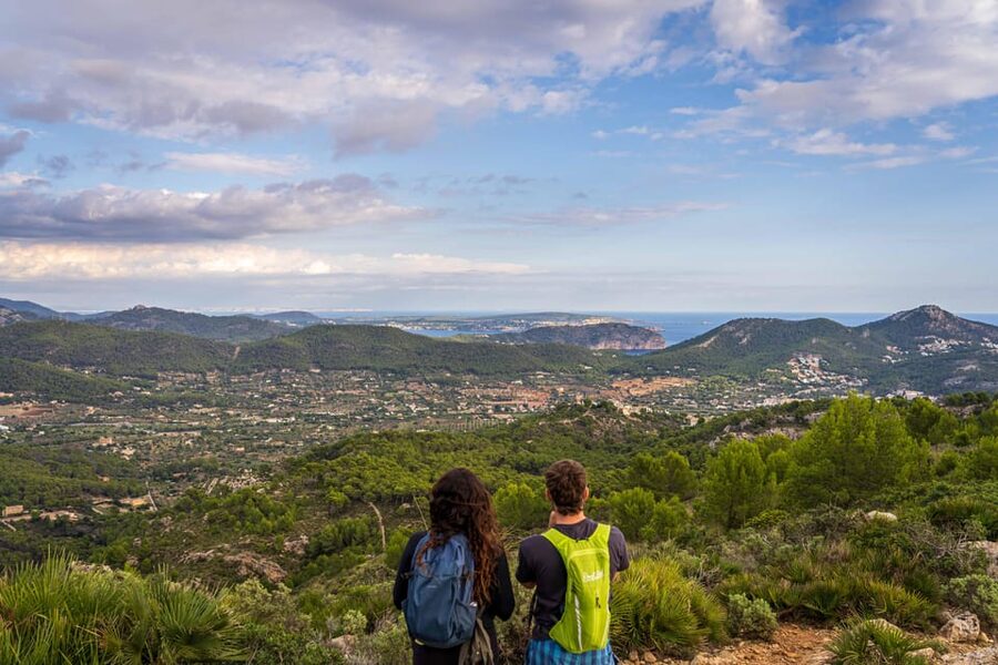 Port Andratx: Guided hiking tour into the sunset to Sant Elm - The route you’ll hike: Port Andratx, Cala Egos, S’Arraco valley, Dragonera