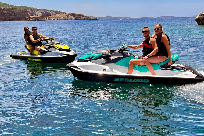 Private jet ski excursion Ibiza San Antonio Es Vedrà - The Ibiza Jet Ski Route, Stop by Stop
