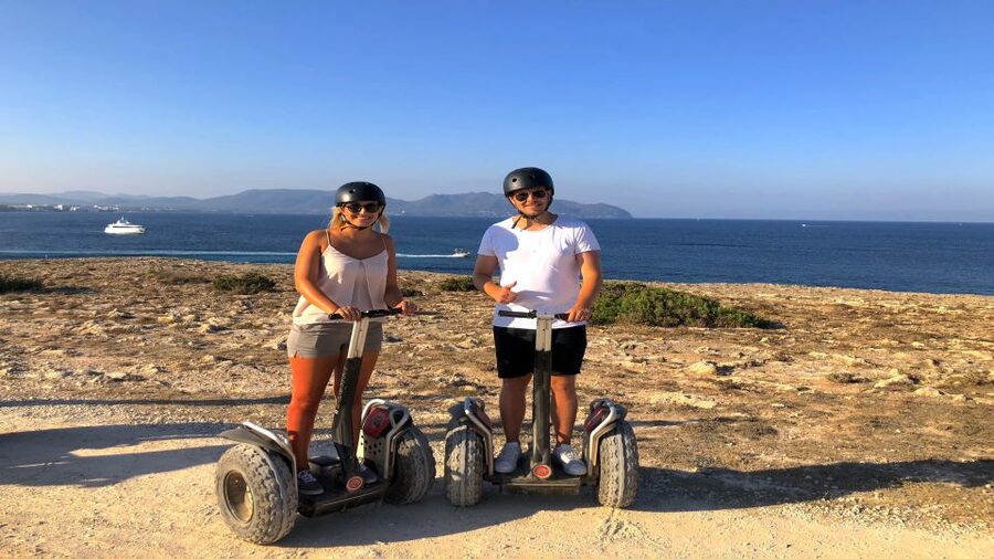 Sa Coma: Off-Road Segway Tour to Castell Punta de n'Amer - The panoramic photo time, and how to make it work