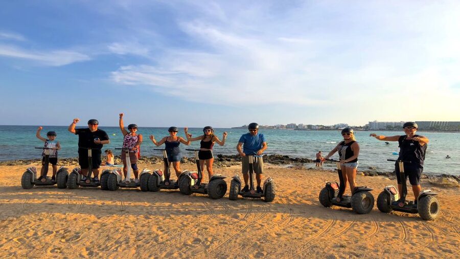 Sa Coma: Off-Road Segway Tour to Castell Punta de n'Amer - Riding along the coastline back toward Cala Millor