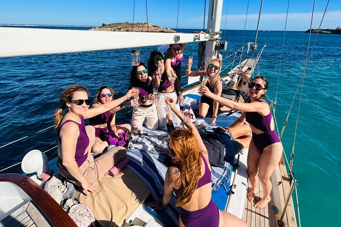 Sailing Flavors, Gastronomy and Relaxation at Sea - Spotting a Color-Lit Luxury Bar From the Sea