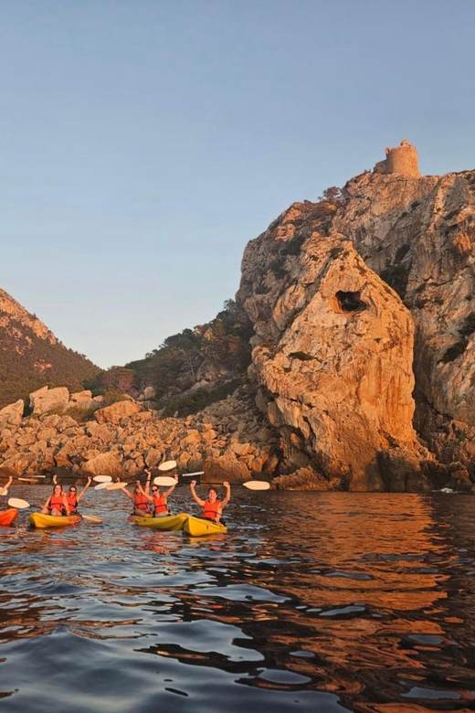 Sant Elm: Guided Kayak Sunset Tour with Picnic in a Cove - Gear and comfort: what you get, what you should bring