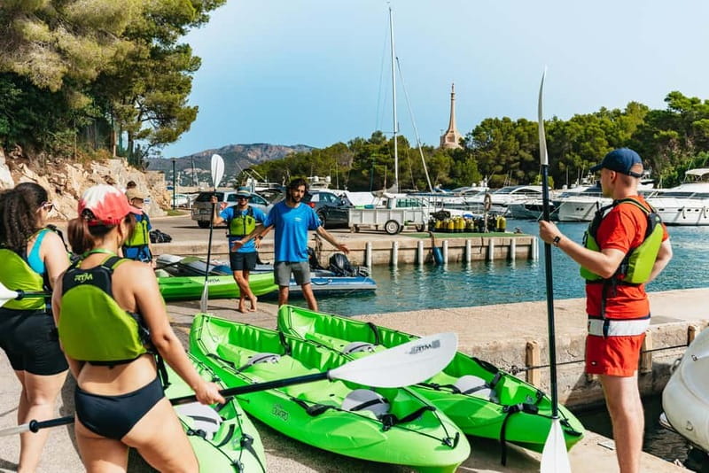 Santa Ponsa: Marine Reserve Kayak Tour - Stop 4 at the Malgrats Islands: paddling for 2.5 hours, not a quick photo stop
