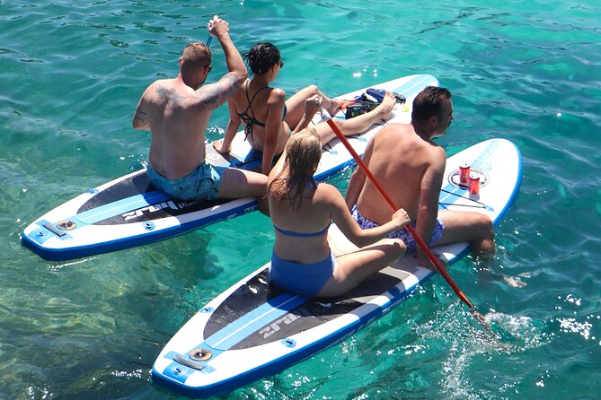 SUP tour from Palma to Mondrago Beach and Samarador - Stop 2: Playa de S’Amarador for families, gentle entry, and pine-shade comfort
