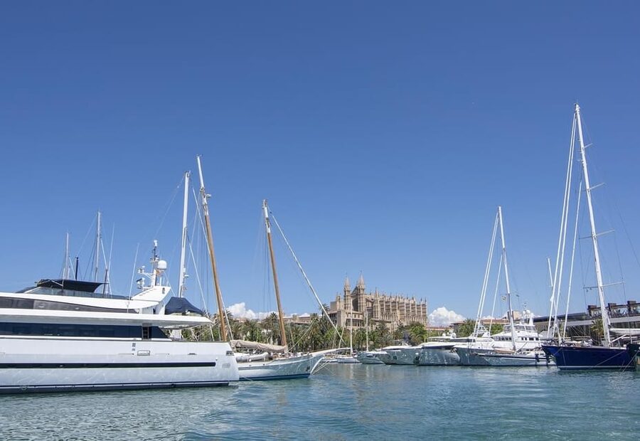 The Best of Palma: Boat trip, Walking tour and Cathedral - Palma Port by classic wooden boat: bay views, the jamón serrano tapa, and photo reality