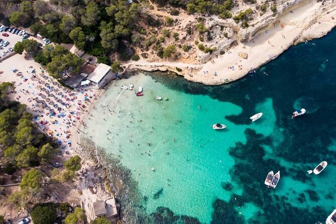 Tour Beach Portal Vells, Cave Portal Vells. - Stop 1: Majorca overview stop, then straight to the coast